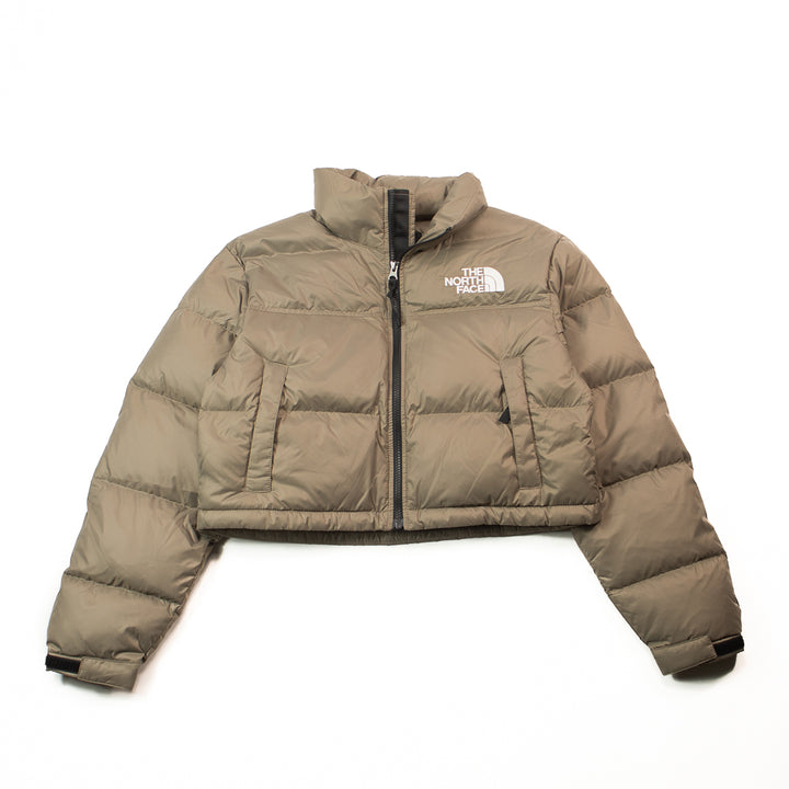 W Nuptse Short Jacket (Mocha Brown)