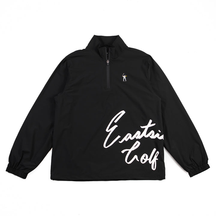 Quarter Zip Wind Breaker (Black)