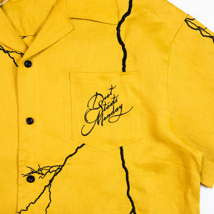 Lightning Button Up (Yellow)