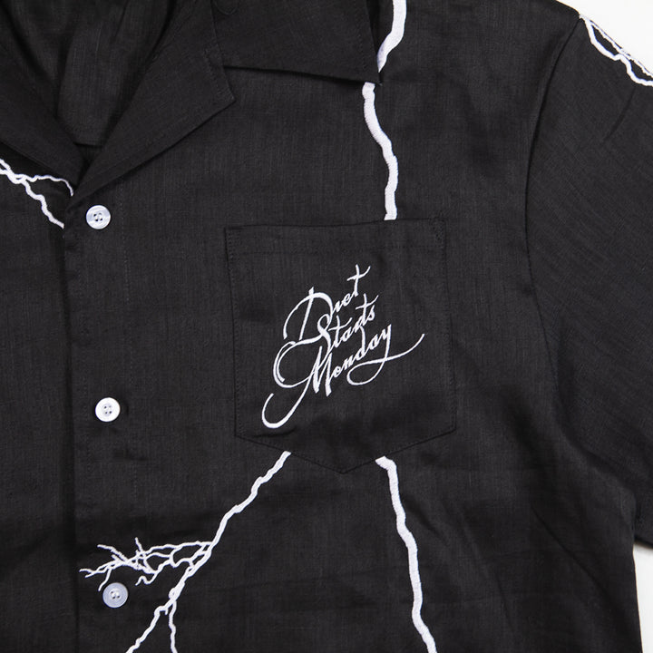 Lightning Button Up (Black)