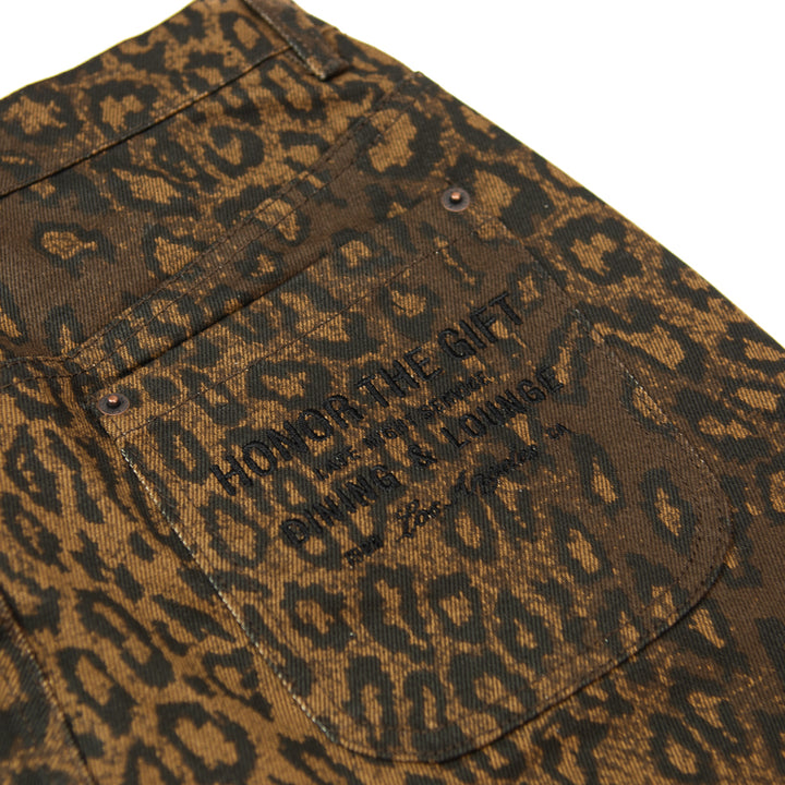Holiday Novelty Cord Pant (Brown)