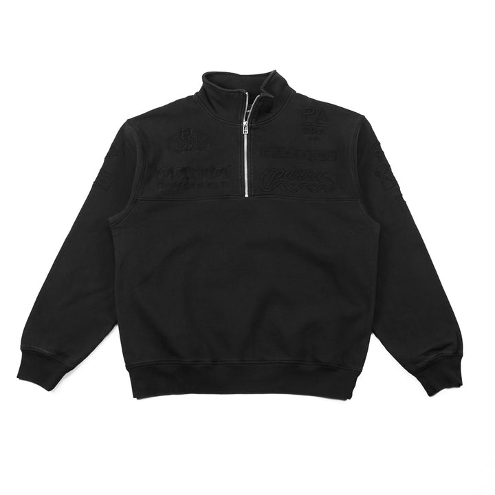 Media Training Quarter Zip Pullover (Black)