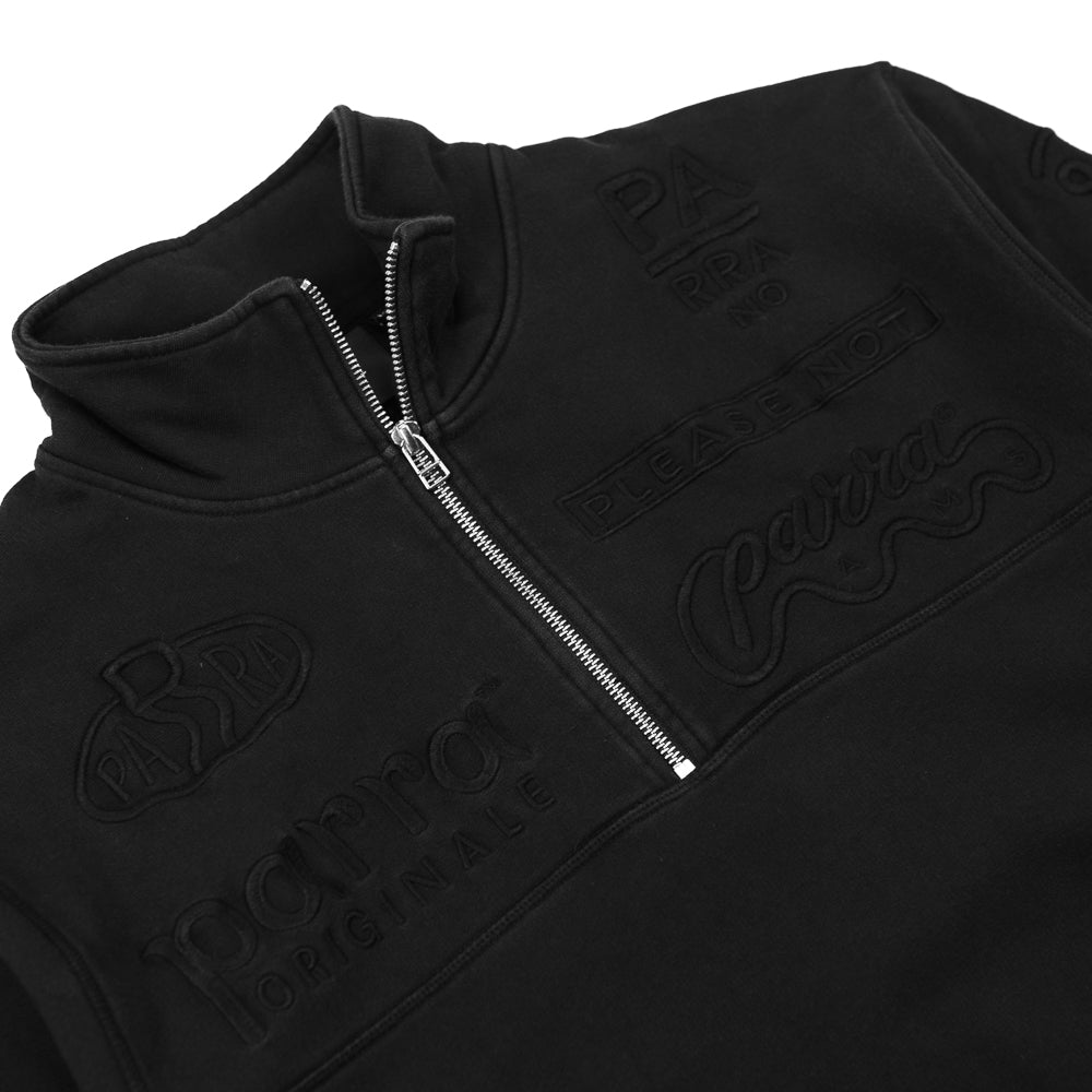 Media Training Quarter Zip Pullover (Black)