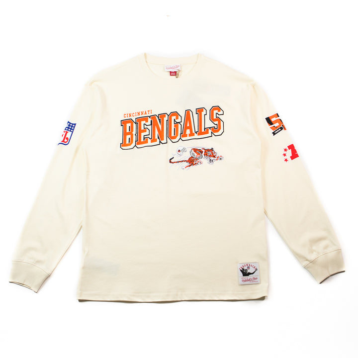 Cincinnati Bengals Dusted Vintage Training Camp L/S (Cream)