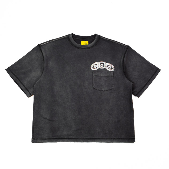 Chainlink Pocket Tee (Vintage Black/Antique White)
