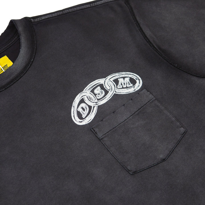 Chainlink Pocket Tee (Vintage Black/Antique White)