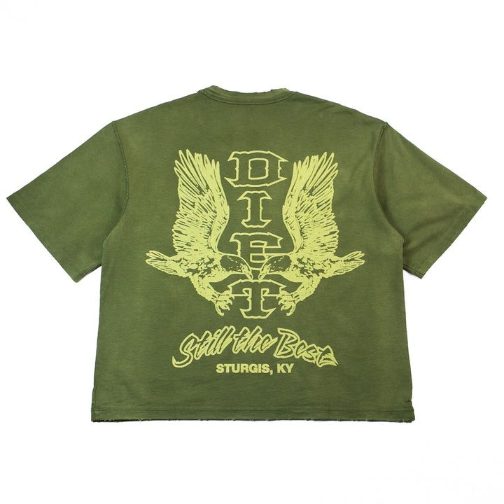 Winged Eagle Tee (Washed Olive)