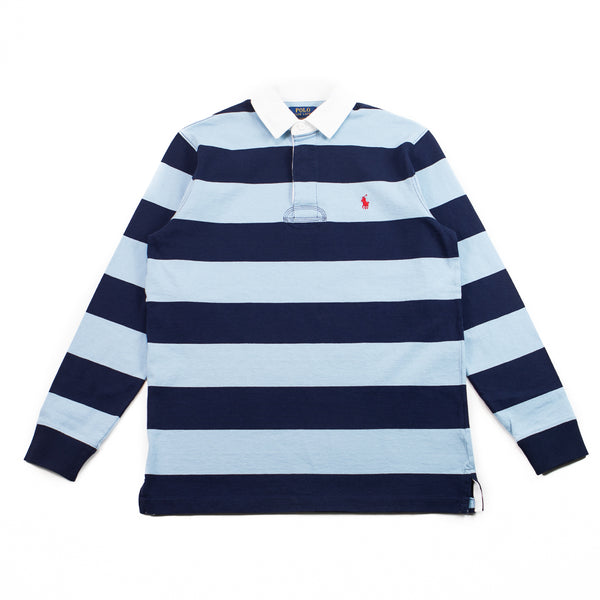 The Iconic Rugby Shirt (Powder Blue/Newport Navy) – Corporate