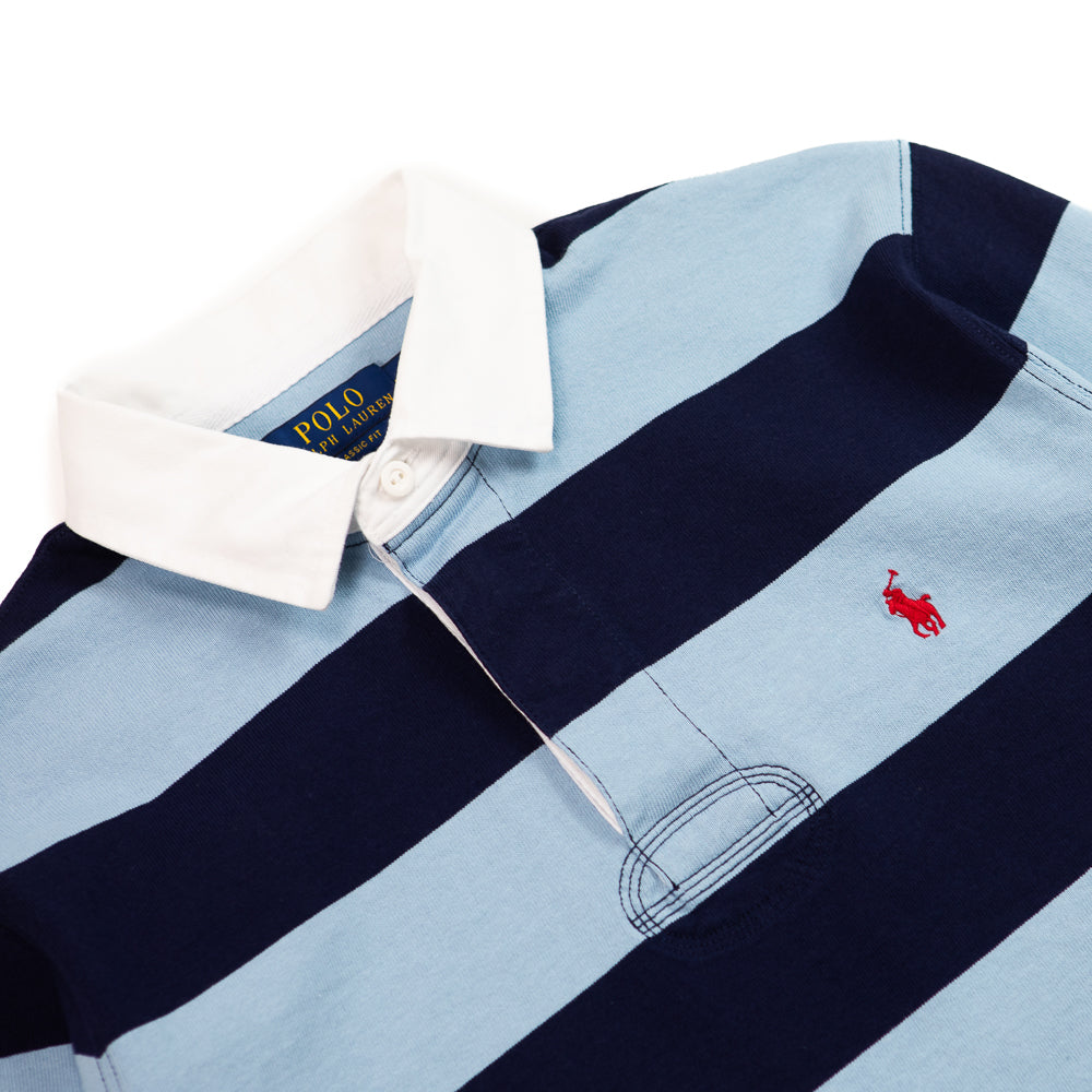 The Iconic Rugby Shirt (Carmel Pink/Newport Navy) – Corporate