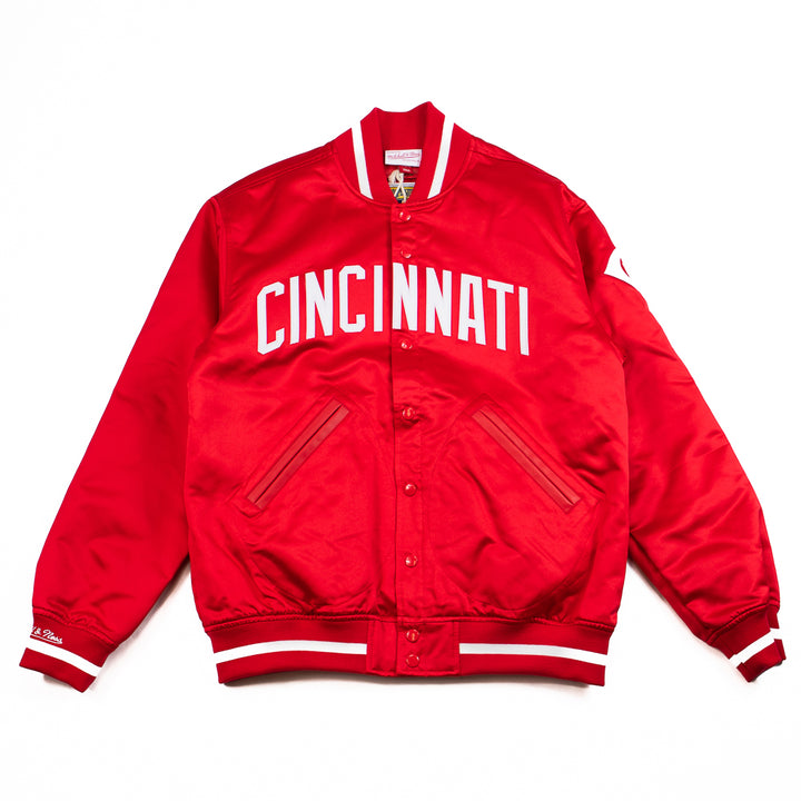Authentic Satin Jacket Cincinnati Reds 1976 (Scarlet)