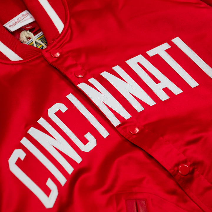 Authentic Satin Jacket Cincinnati Reds 1976 (Scarlet)