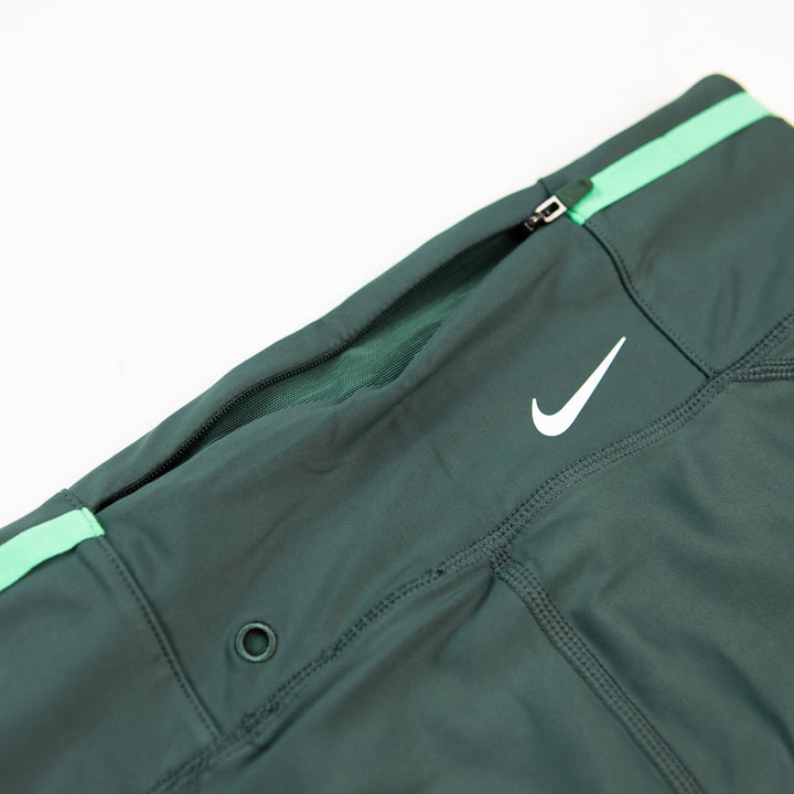 Wmns ACG "White Rapids" Dri-FIT Mid-Waisted 7" Biker Shorts (Vintage Grn/Spring Grn/Summit White)