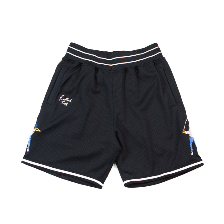 Mitchell & Ness X Eastside Golf Basketball Mesh Shorts (Black)