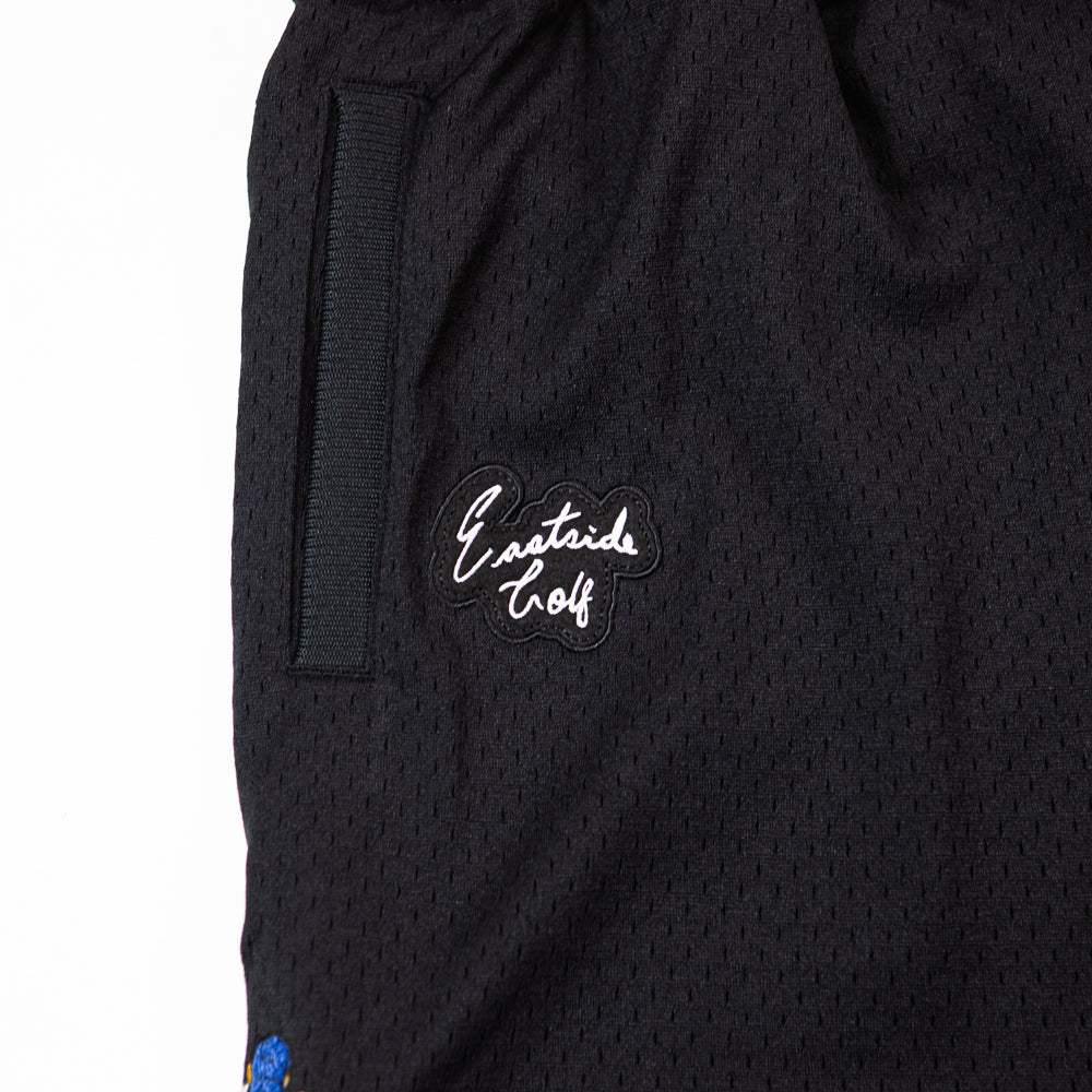 Mitchell & Ness X Eastside Golf Basketball Mesh Shorts (Black)