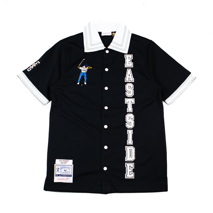 Mitchell & Ness X Eastside Golf Shooting Shirt (Black)