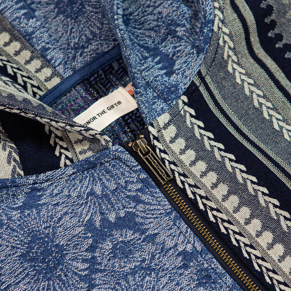 Indigo Tapestry Hoodie (Indigo)