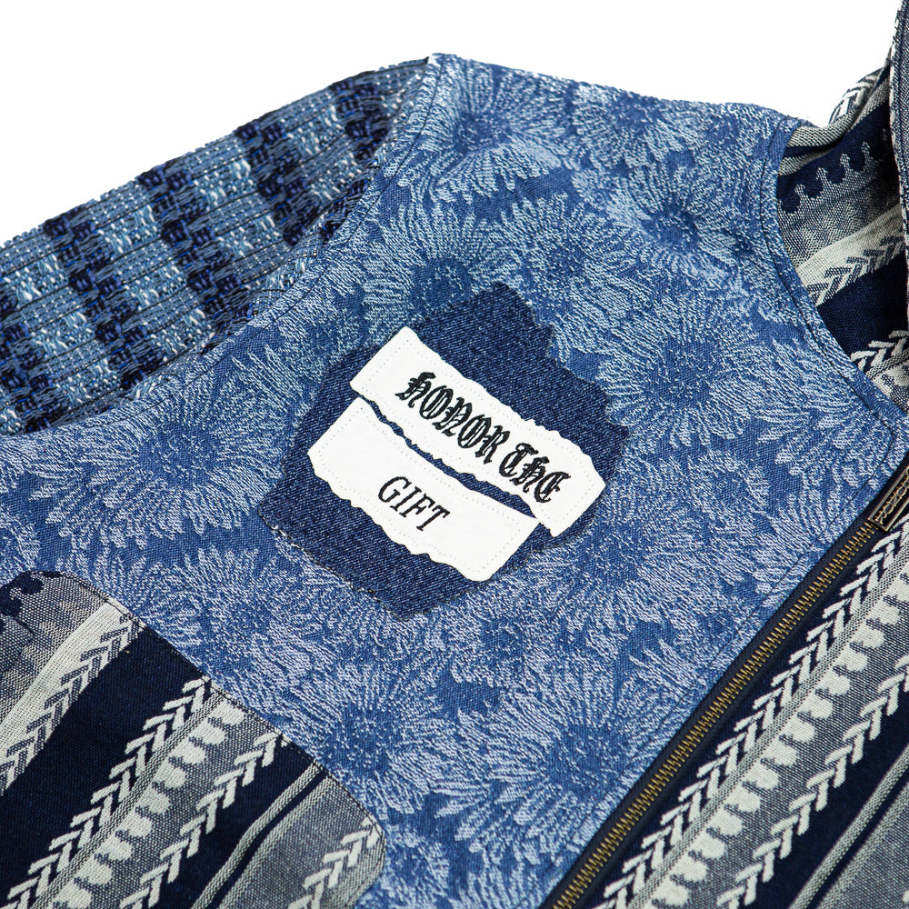 Indigo Tapestry Hoodie (Indigo)