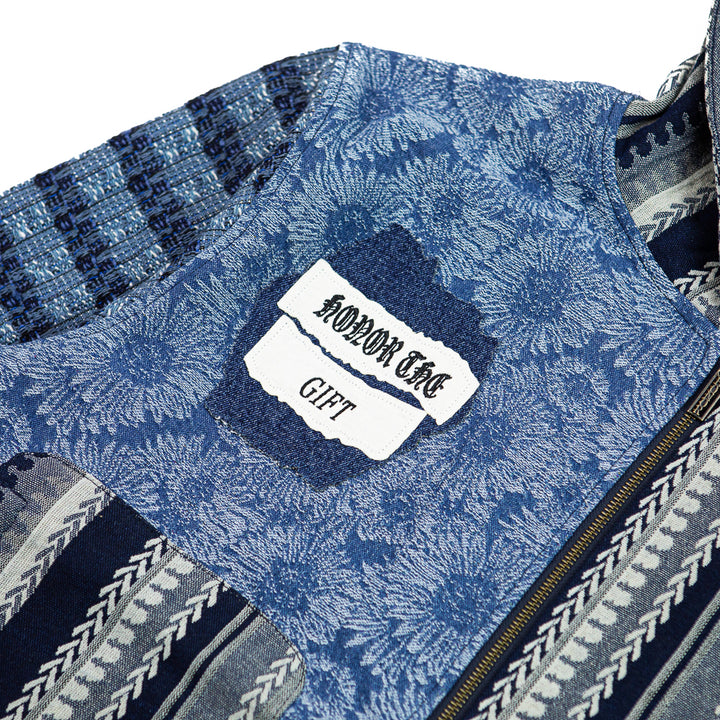 Indigo Tapestry Hoodie (Indigo)