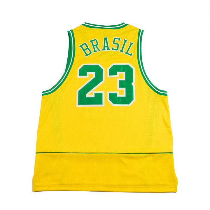 Jordan Essentials Men's Mesh Jersey (Varsity Maize/Lucky Green)