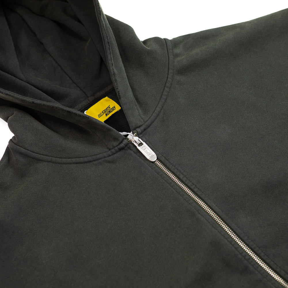Sol Full Zip Hoodie (Vintage Black)