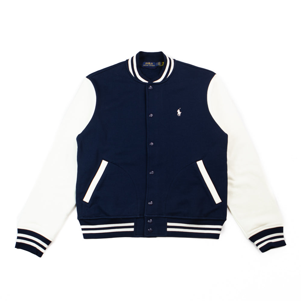 Fleece Baseball Jacket (Cruise Navy) – Corporate