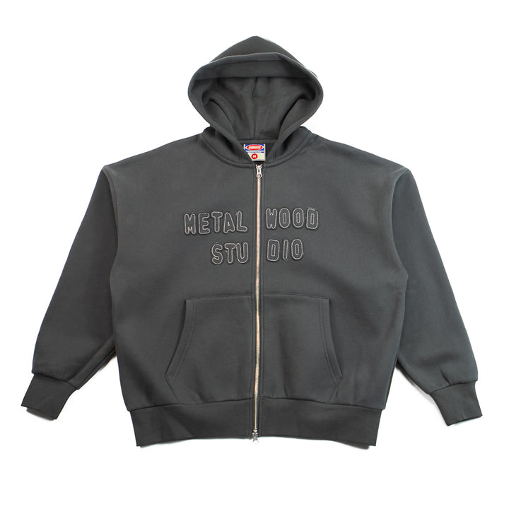 Cutie Zip Hooded Sweatshirt (Tar)