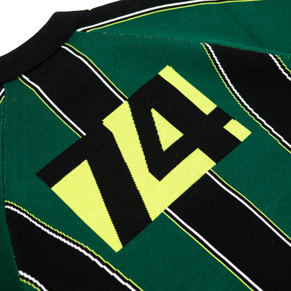 Knit Football Top (Green)