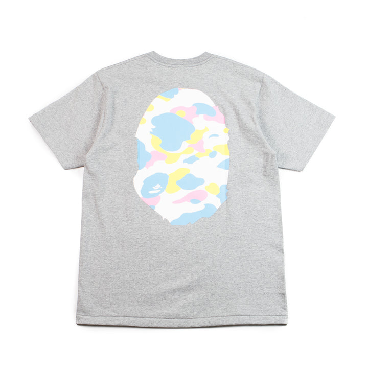 New Multi Camo Big Ape Head Tee (Grey)
