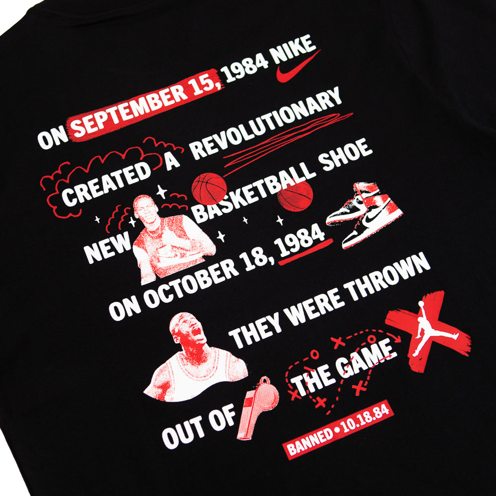 Jordan Brooklyn Banned Graphic Shirt (Black)
