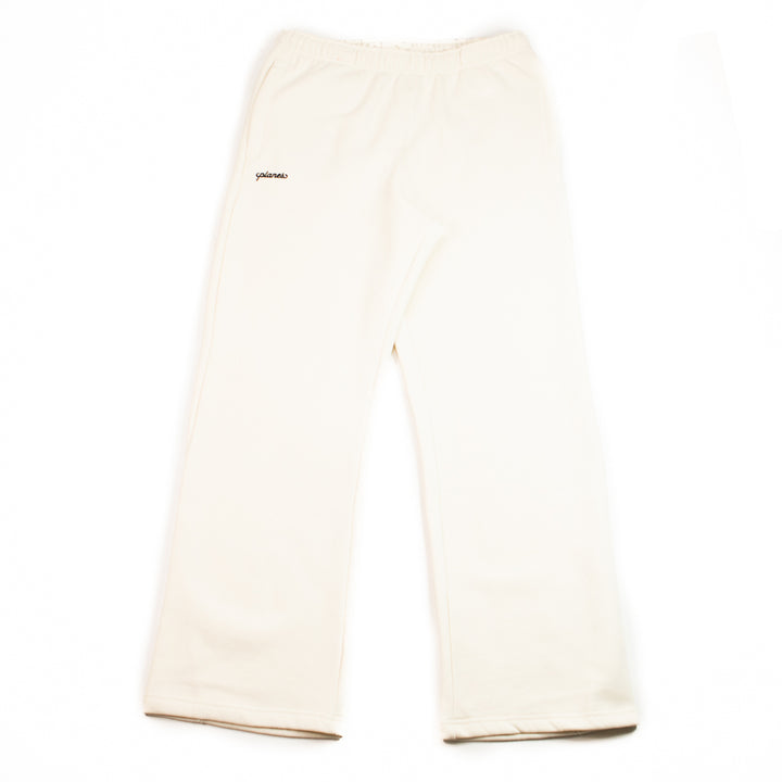 Planes Script Weld Open Bottom Sweatpant (Oatmeal)