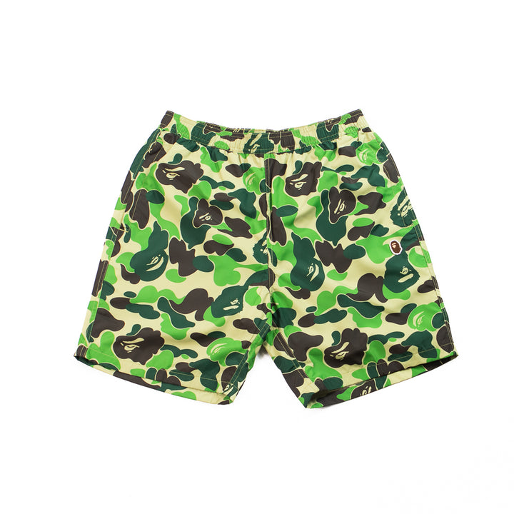 ABC Camo Ape Head One Point Beach Shorts (Green)