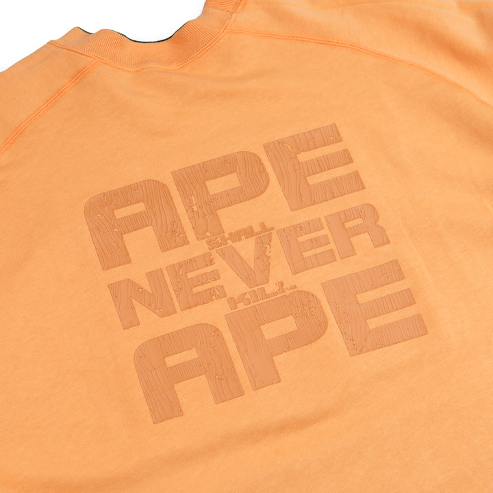 Bape Logo Reversible Loose Fit Crewneck Sweatshirt (Black)