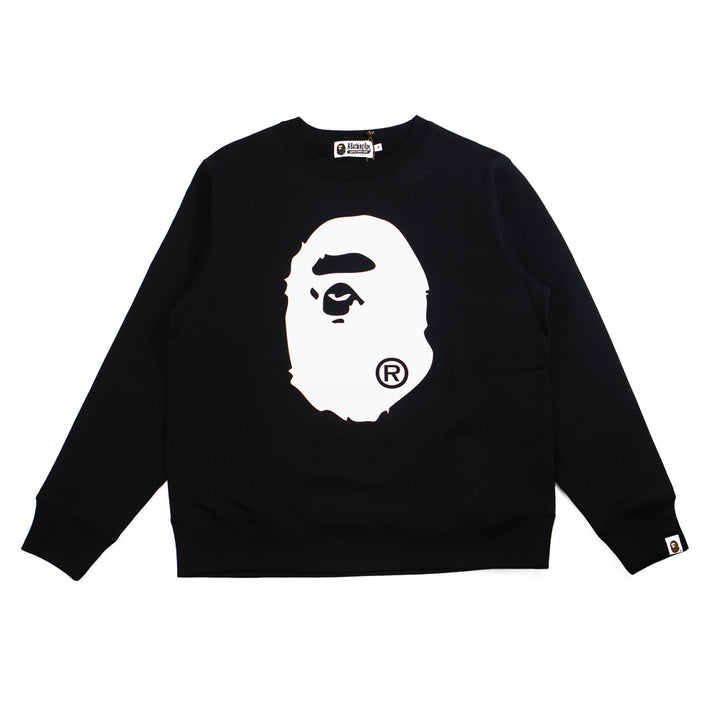 Big Ape Head Crewneck Sweatshirt (Black)