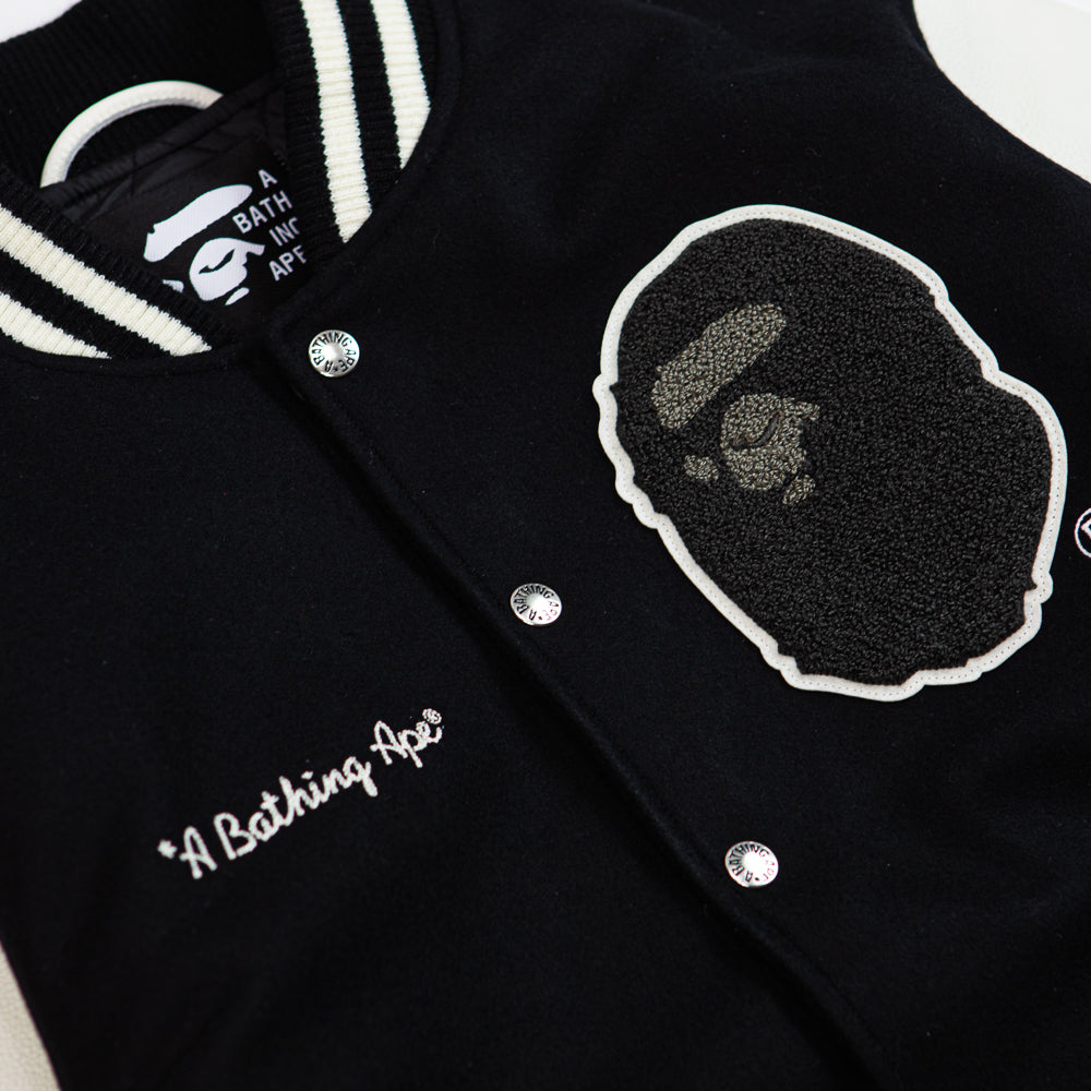 Bape University Varsity Jacket (Black)