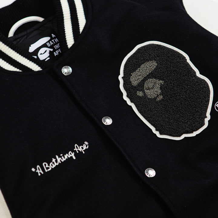 Bape University Varsity Jacket (Black)