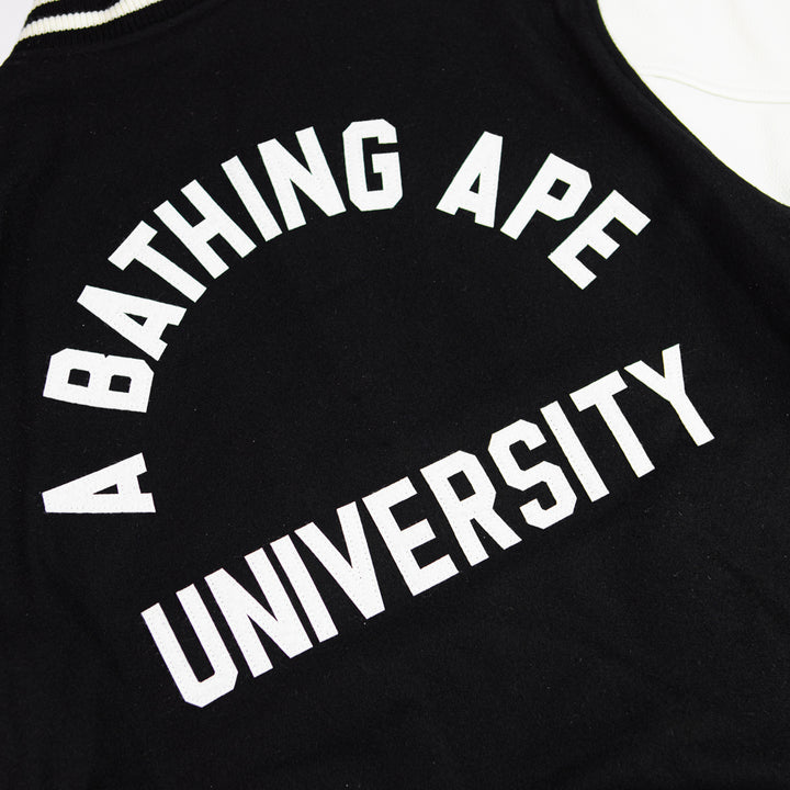 Bape University Varsity Jacket (Black)