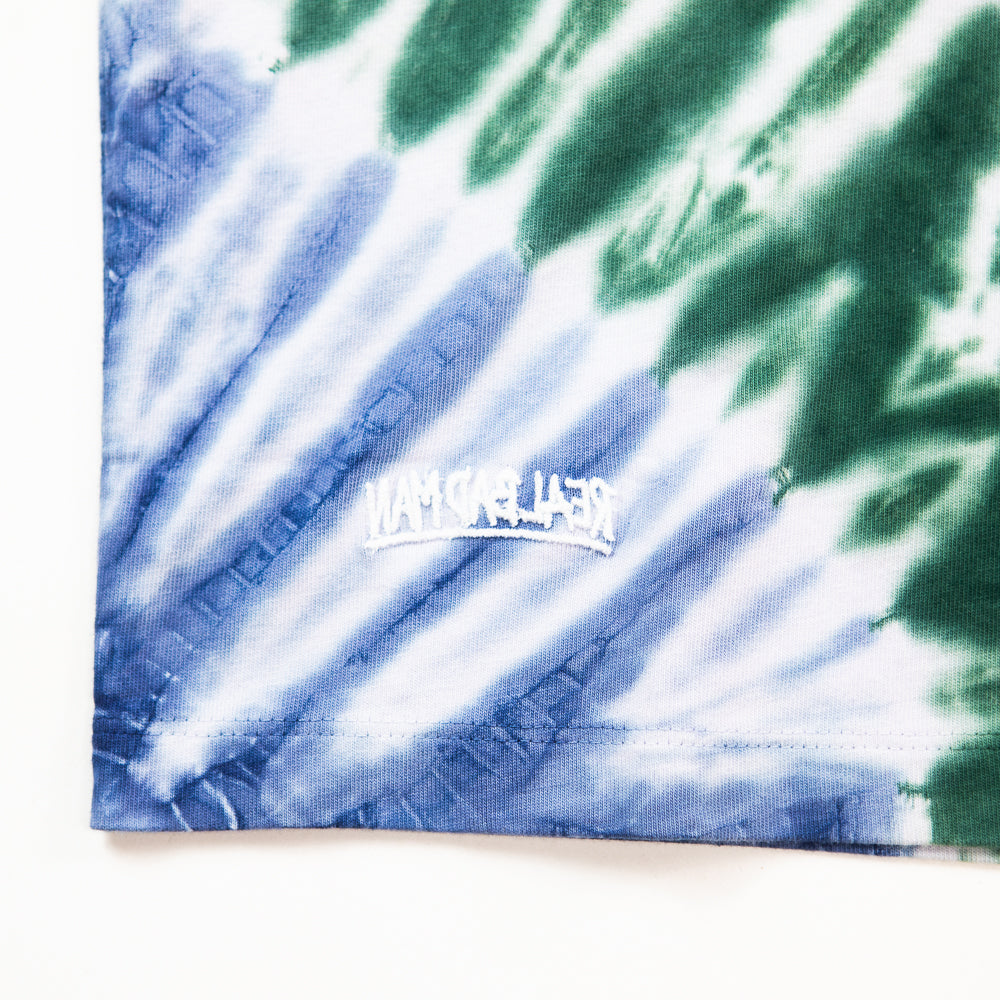 Bassline Pocket Tee (Green Tie Dye)