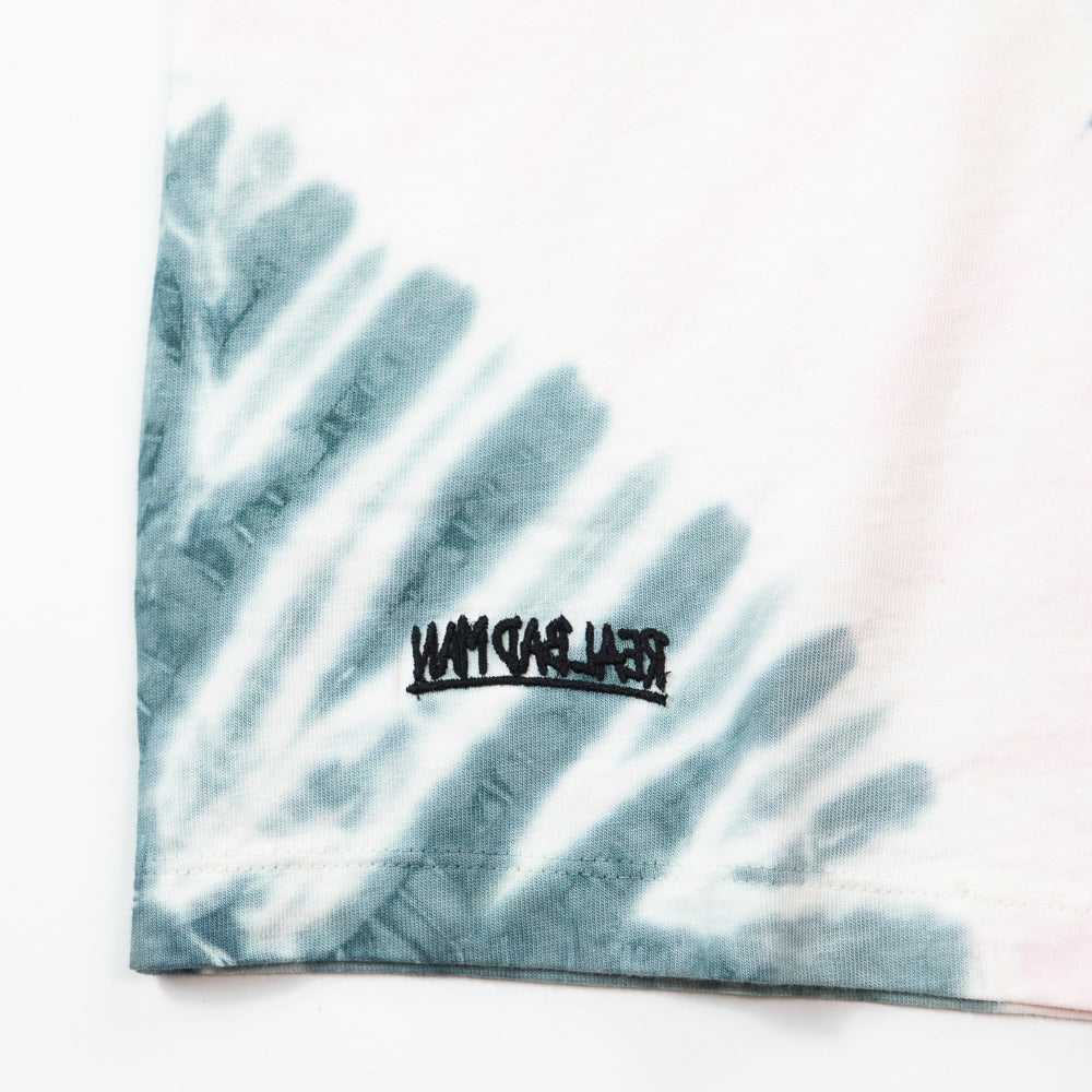 Bassline Pocket Tee (Pink Tie Dye)