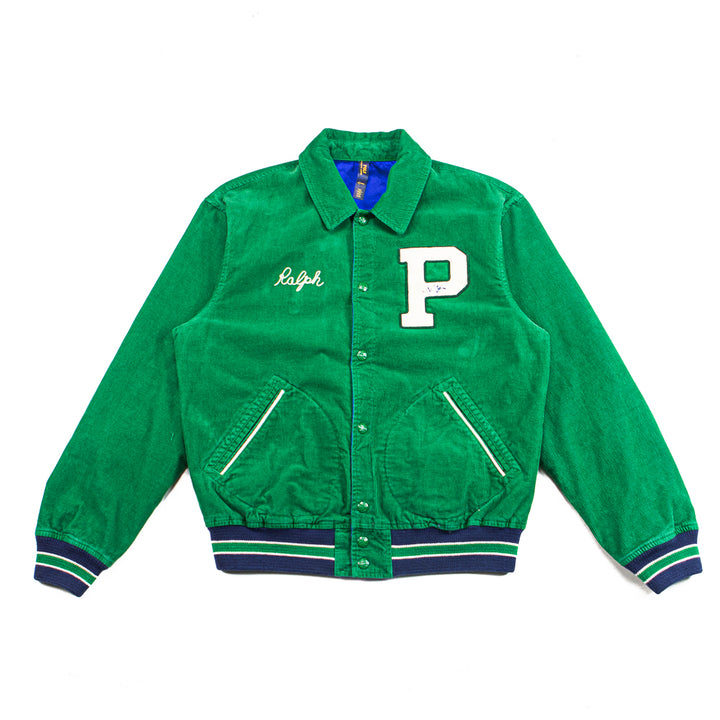 Reversible Letterman Jacket (Athletic Green/Rugby)