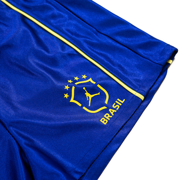Jordan Brooklyn Women's Knit Brazil Shorts (Old Royal/Yellow Pulse)