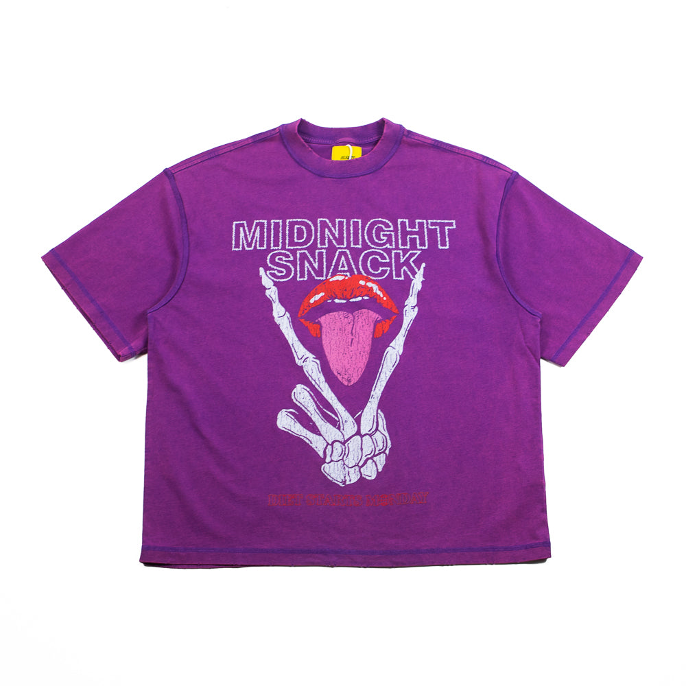 Midnight Snack Tee (Washed Purple)