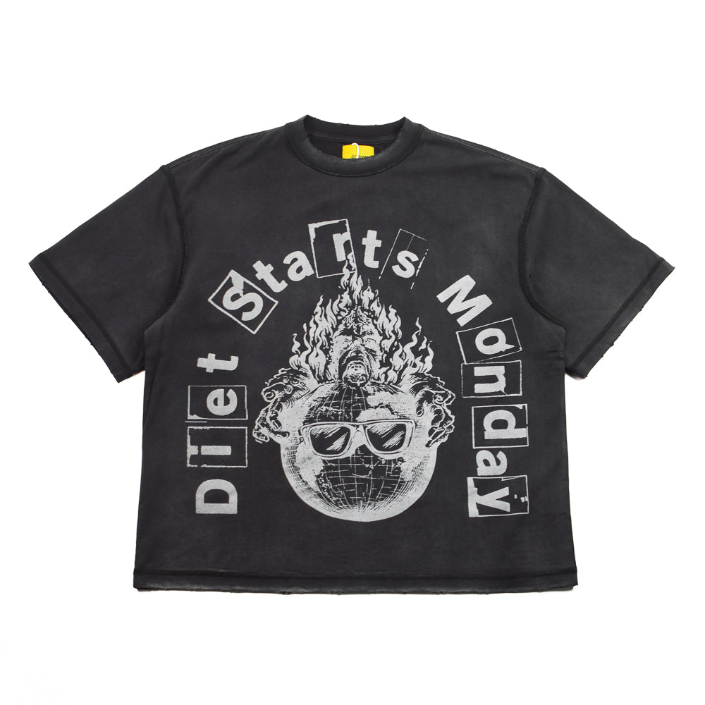 Worlds Burning Tee (Vintage Black)
