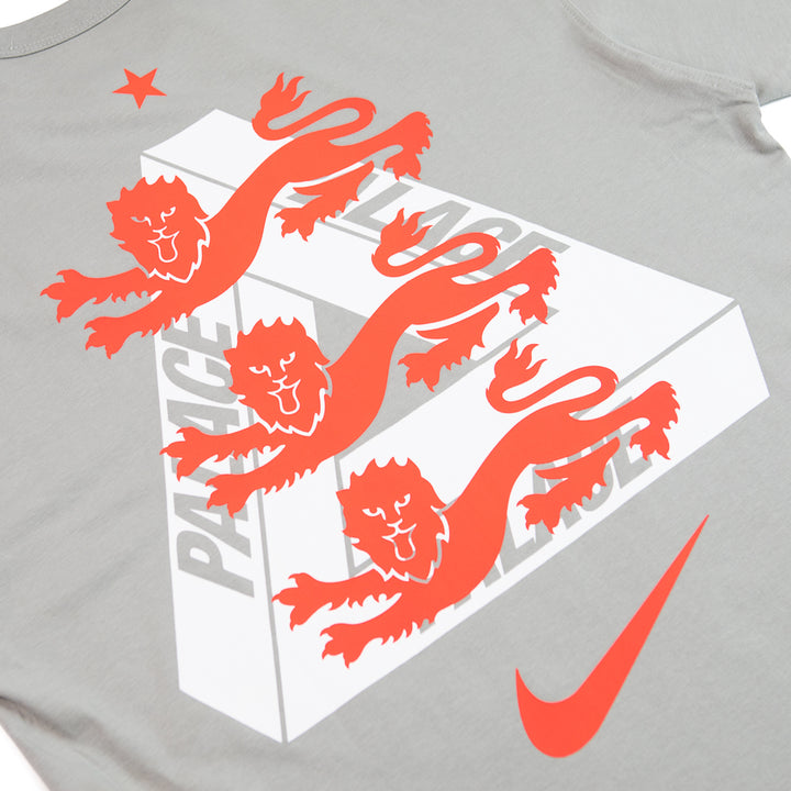 England x Palace Men's T-Shirt (Pewter Grey)