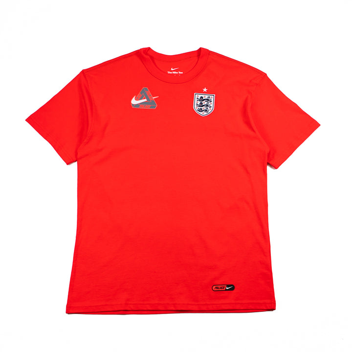 England x Palace Men's T-Shirt (Lt Crimson)