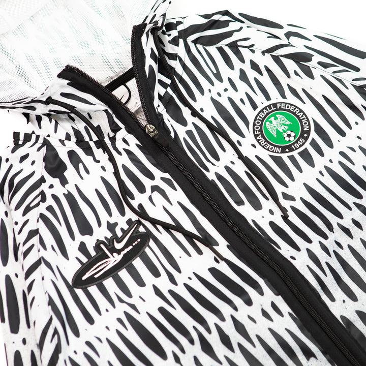 Nigeria x Slawn Men's Soccer Anthem Jacket (Black/White)