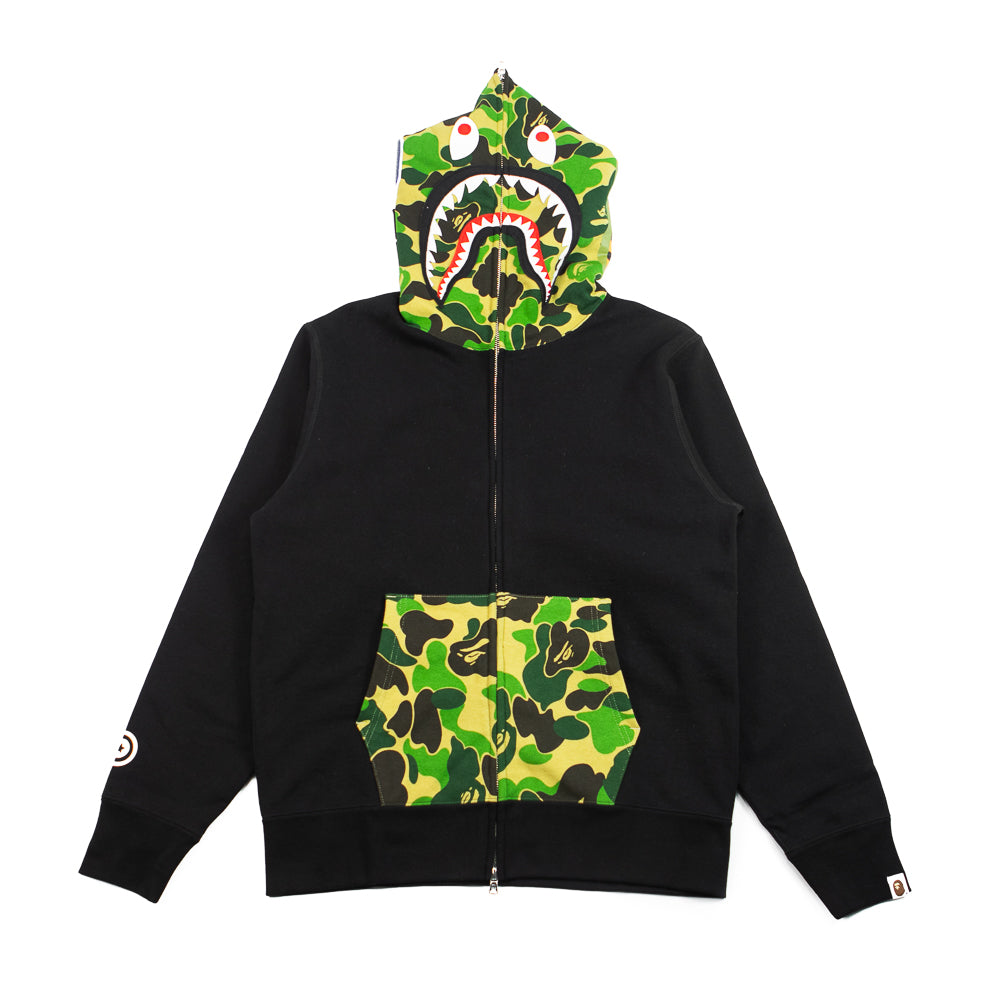 ABC Camo Shark Full Zip Hoodie (Black)