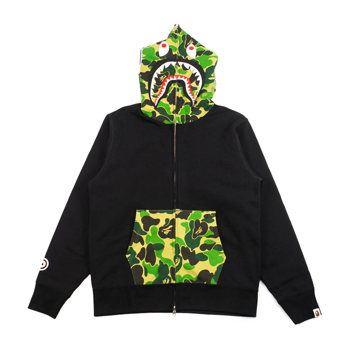 ABC Camo Shark Full Zip Hoodie (Black)