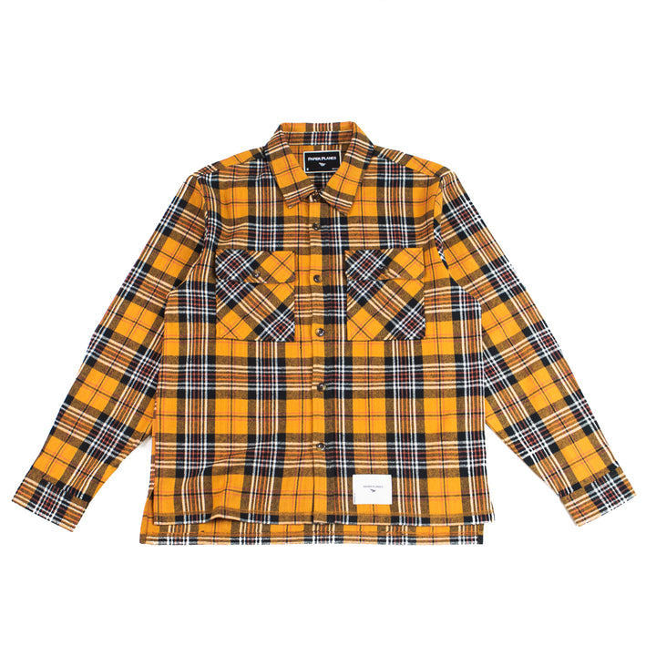 Heavy Flannel Field Shirt (Gold Plaid)