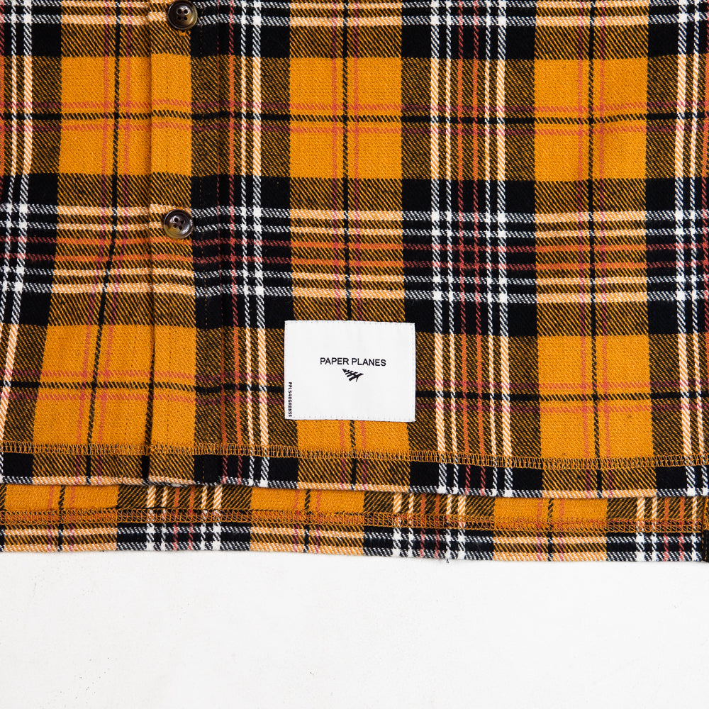 Heavy Flannel Field Shirt (Gold Plaid)