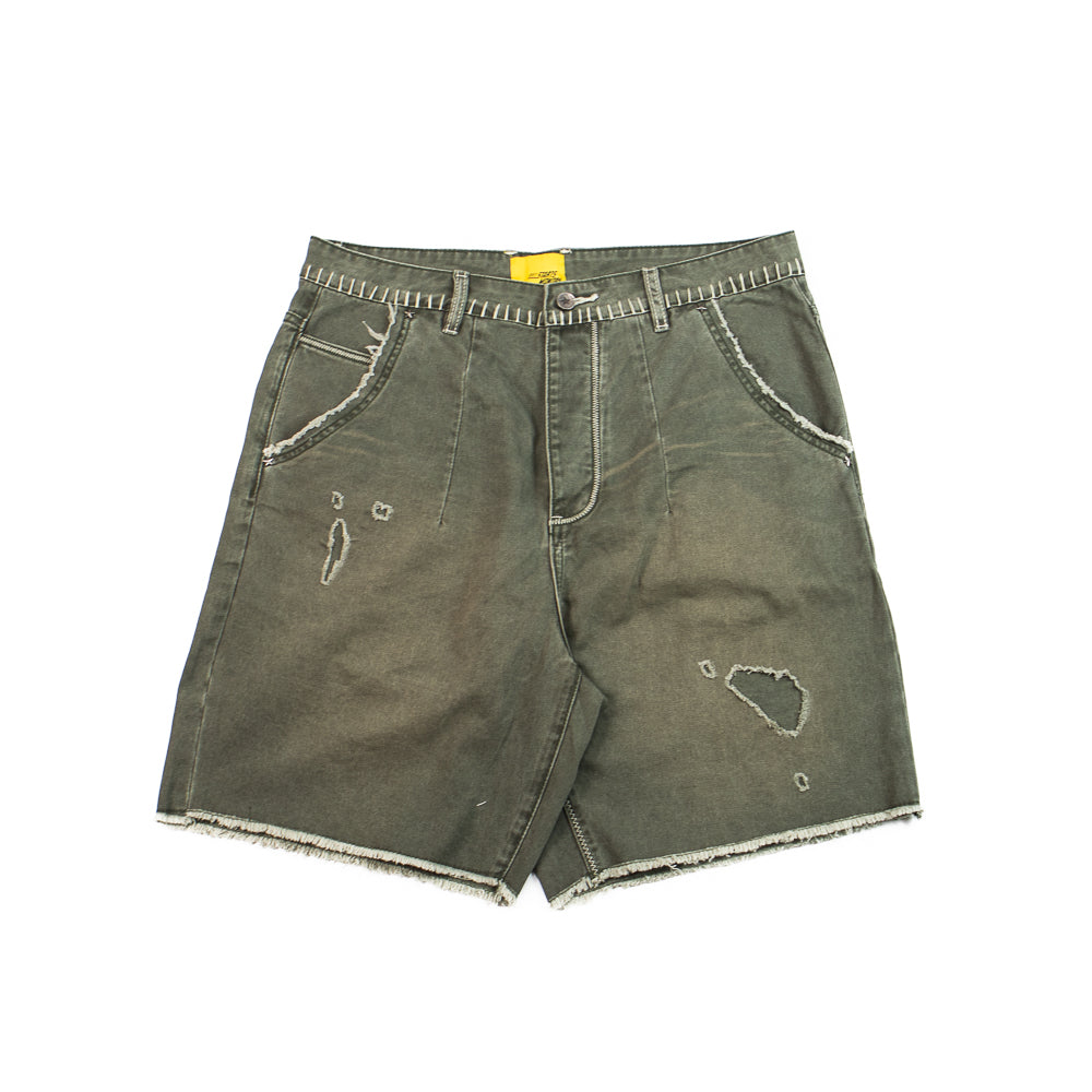 Monday, Monday Canvas Shorts (Dark Olive)